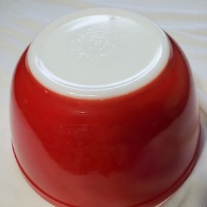 Vintage Red Pyrex Bowl